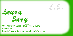 laura sary business card